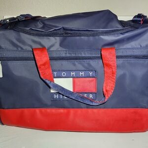 Tommy Hilfiger Navy and Red Men's Bag
